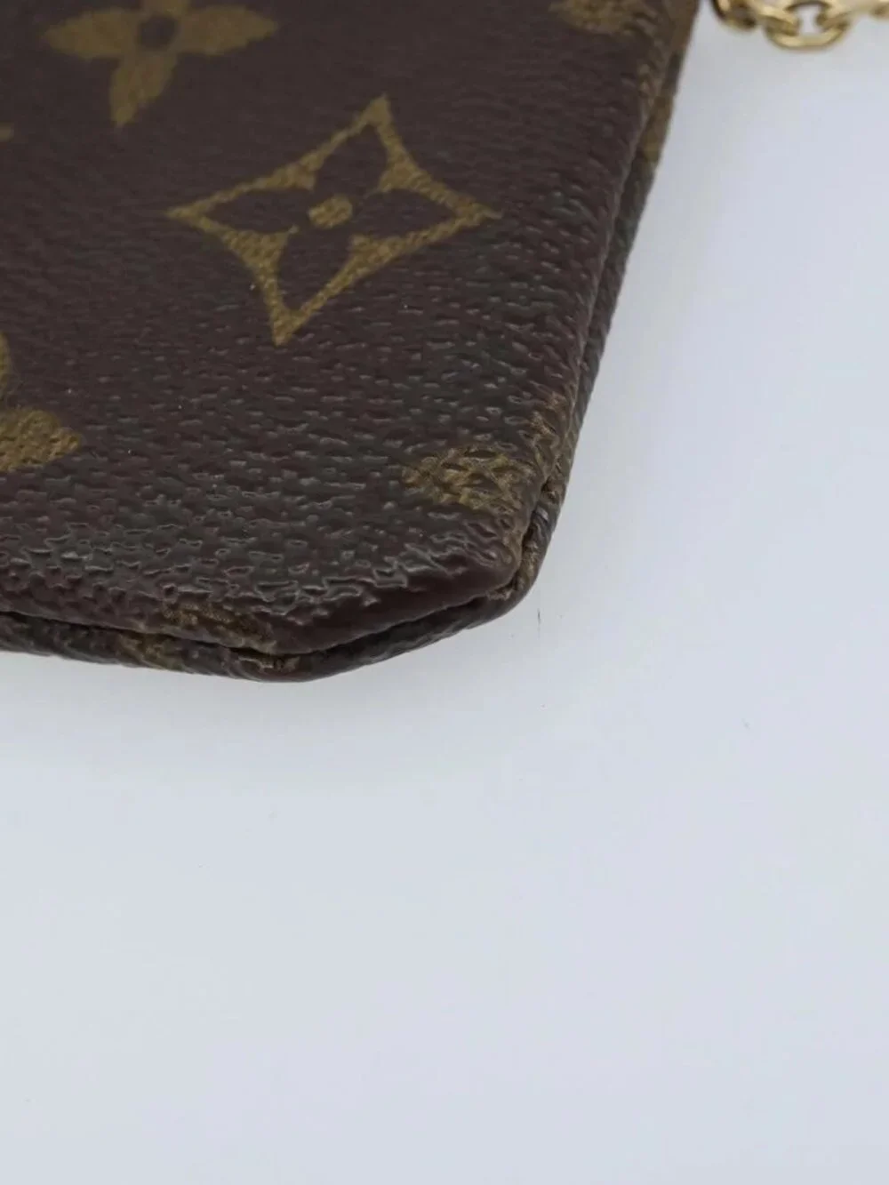 LOUIS VUITTON Monogram Pochette Cles Coin Purse M62650 LV Auth ki6542